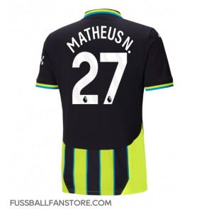 Manchester City Matheus Nunes #27 Replik Auswärtstrikot 2024-25 Kurzarm